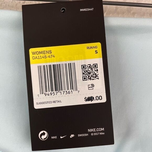 NWT Nike One 7/8 Length Mid Rise Running Leggings Size S - Picture 6 of 7